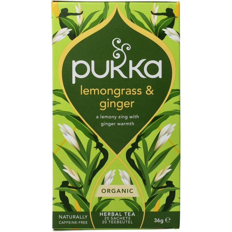 Pukka Lemongrass & Ginger Thee Bio