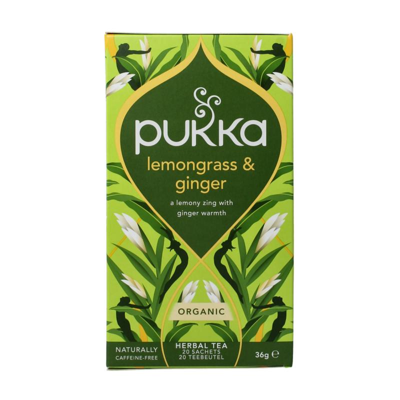 Pukka Lemongrass & Ginger Thee Bio