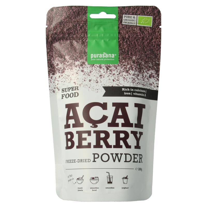 Purasana Acai Bessen Poeder Vegan Bio