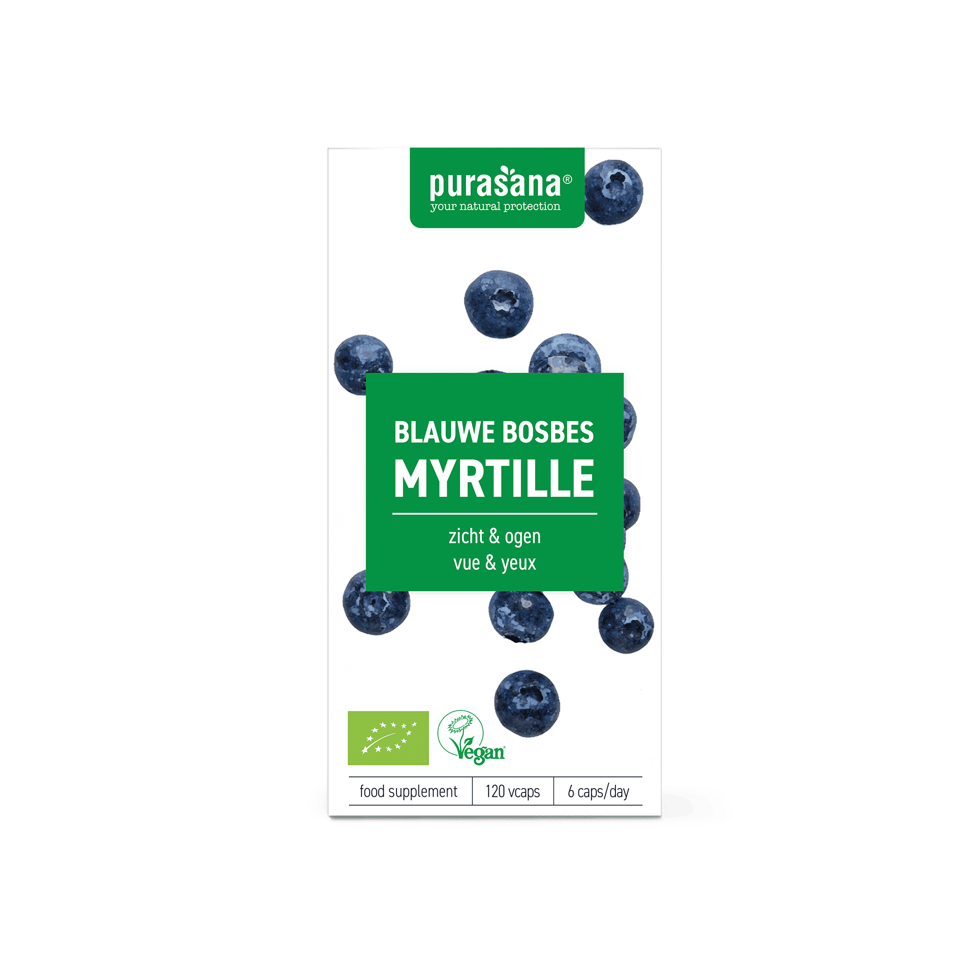 Purasana Blauwe Bosbes Vegan Bio