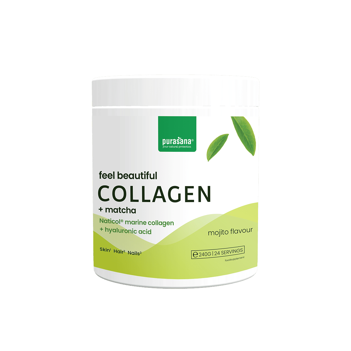 Purasana Collageen Matcha Feel Beautiful