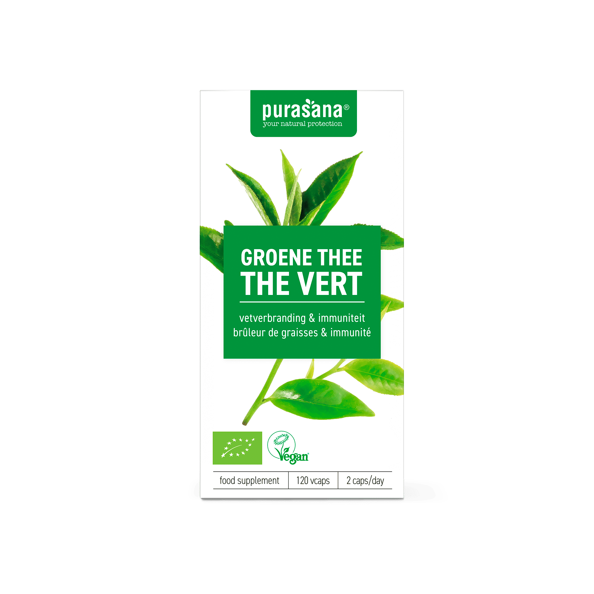 Purasana Groene Thee Vegan Bio