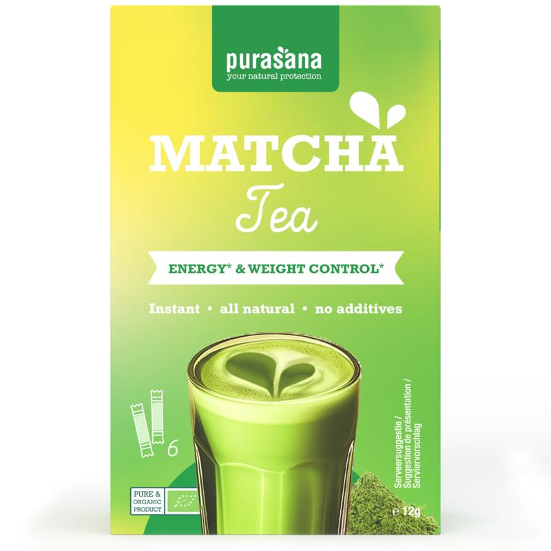 Purasana Instant Matcha Groene Thee Bio