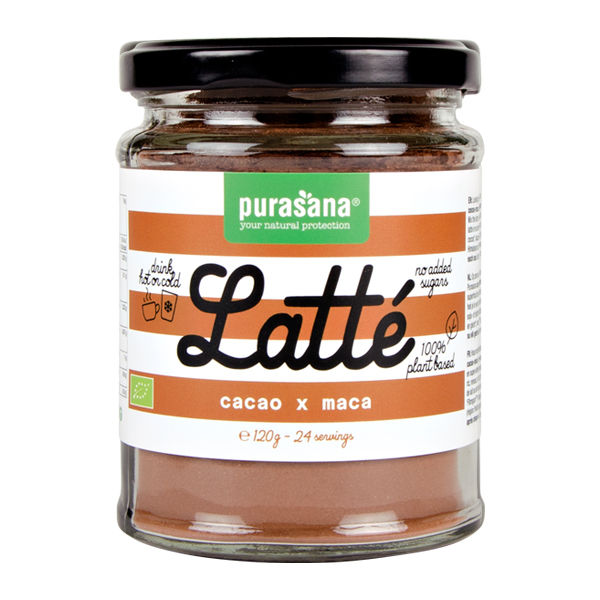Purasana Latte Cacao Maca Vegan Bio