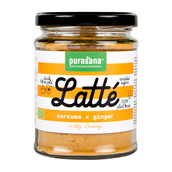 Purasana Latte Curcuma Gember Vegan Bio
