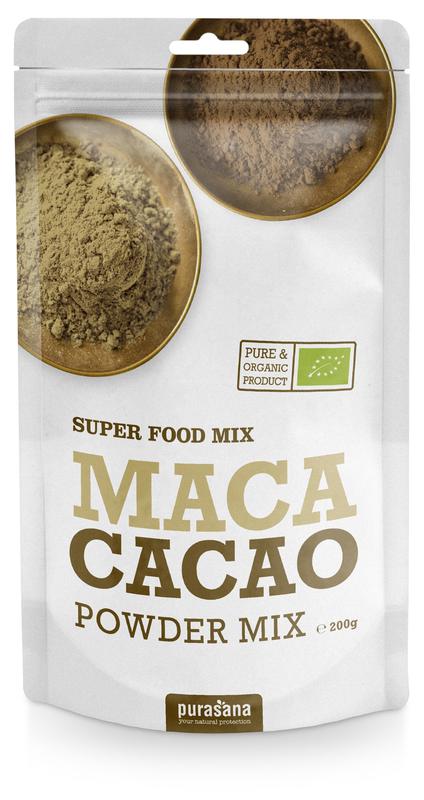 Purasana Maca & Cacao Poedermix Vegan Bio