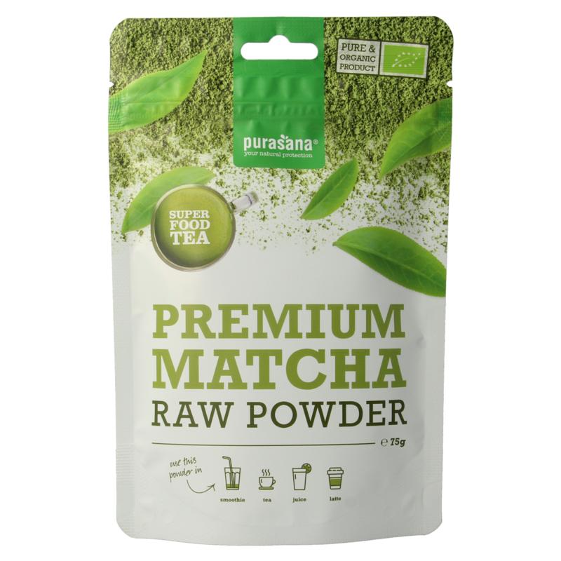 Purasana Matcha Premium Poeder Vegan Bio