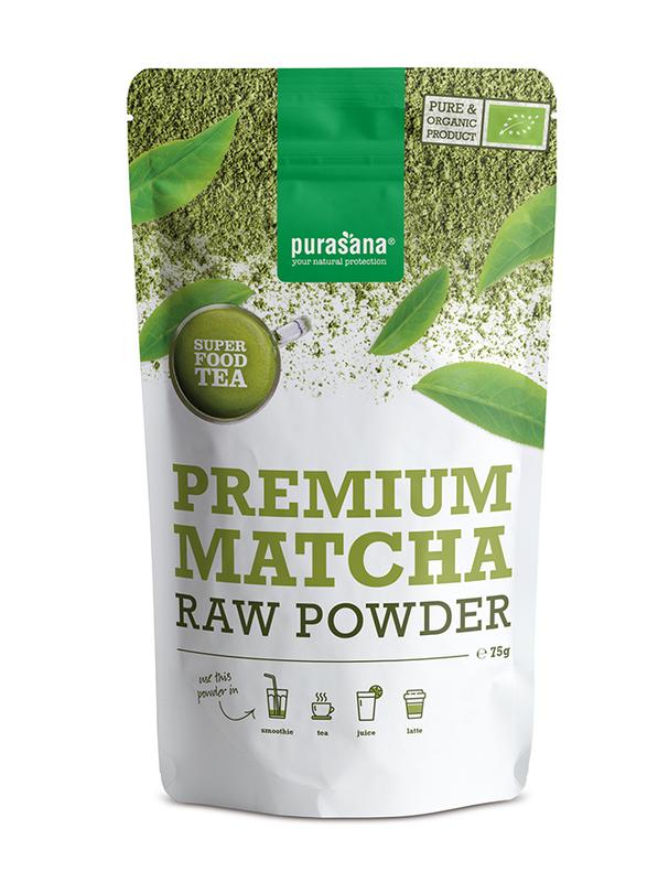 Purasana Matcha Premium Poeder Vegan Bio