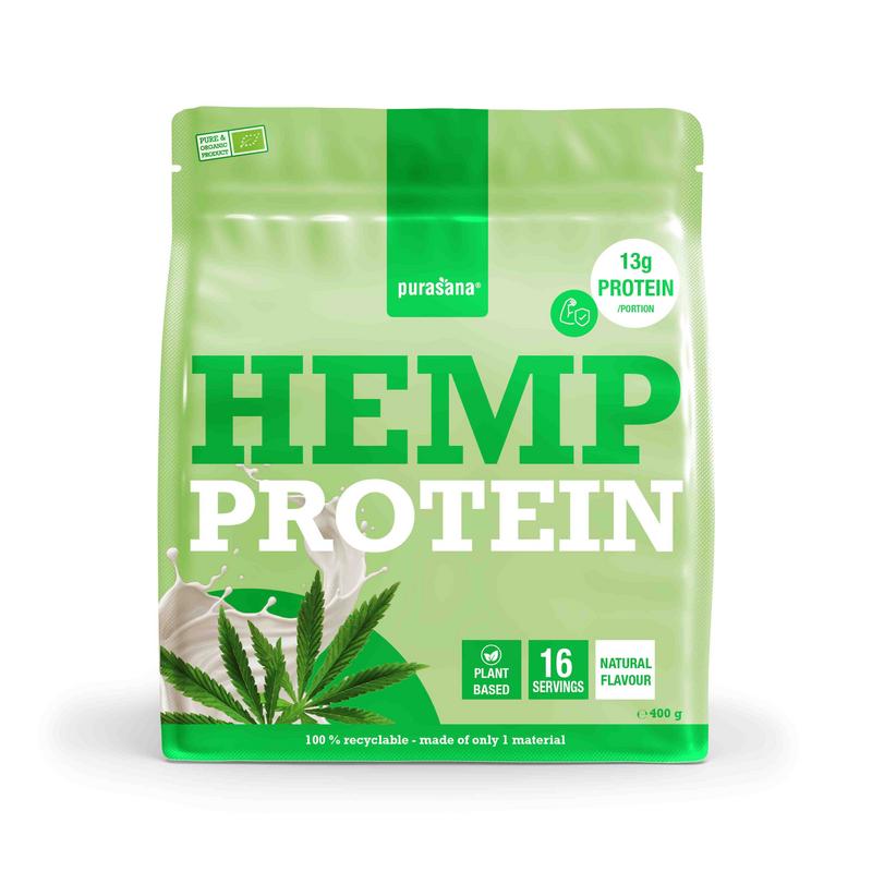 Purasana Plant Protein Hennep Natuurlijk Bio