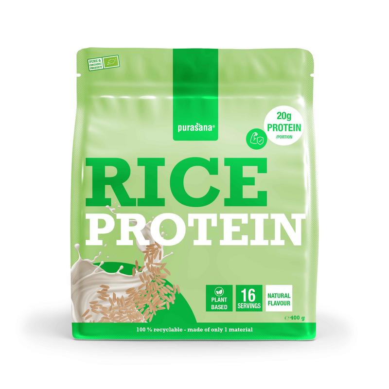 Purasana Plant Protein Rijst Natuurlijk Bio