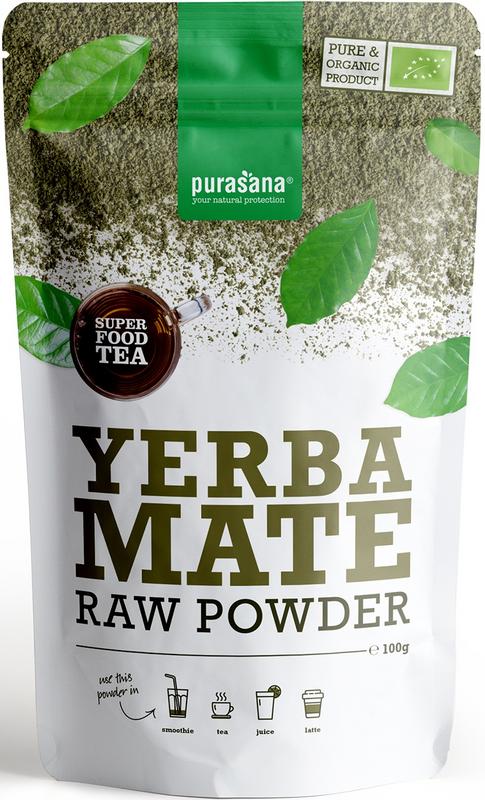 Purasana Yerba Mate Thee Poeder Vegan Bio