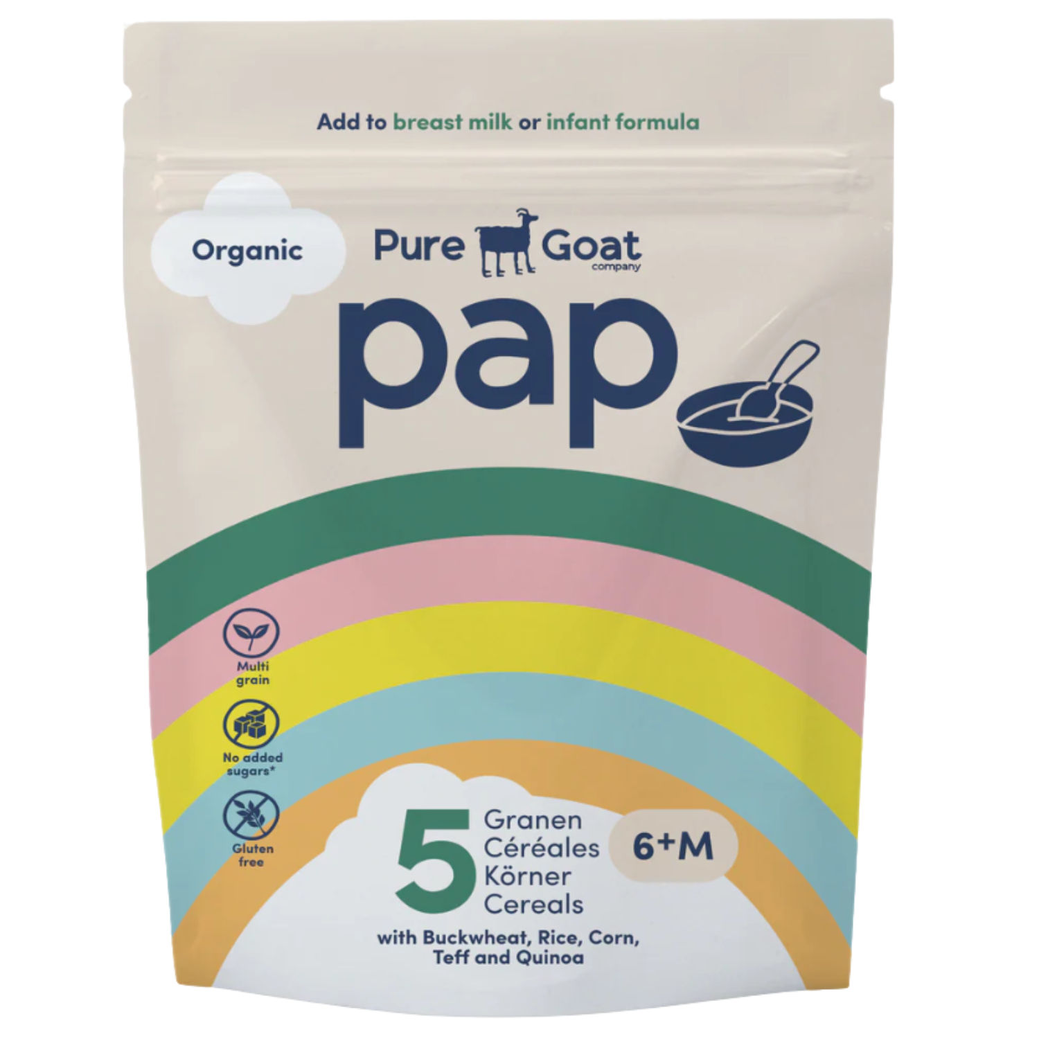 Pure Goat Bio Pap 5 Granen 6+
