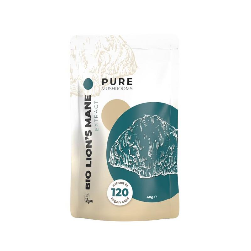 Pure Mushrooms Lion's Mane Paddenstoelen Extract Bio