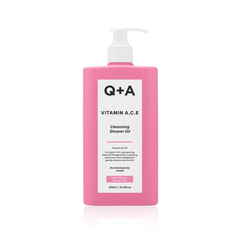 Q+A Showeroil Cleansing Vitamine A E C