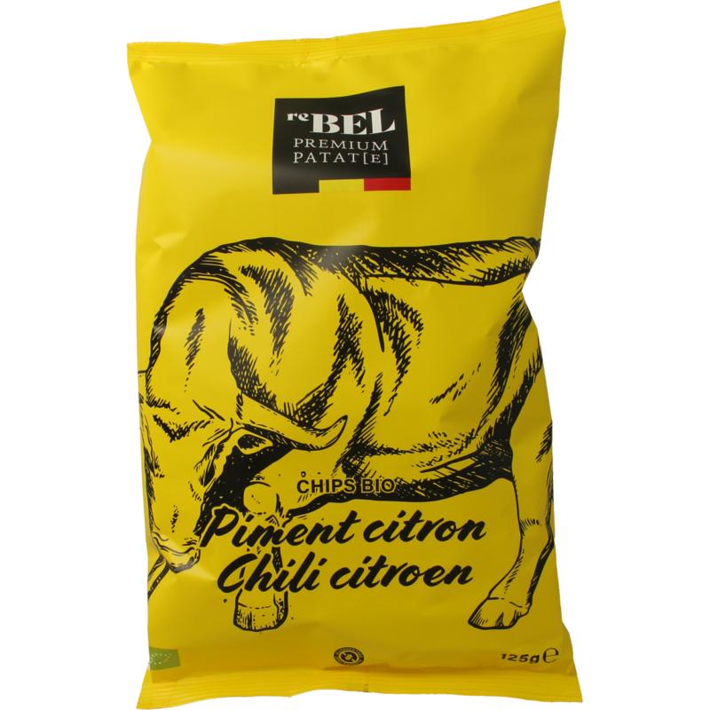 Rebel Aardappelchips Chili Lemon Bio