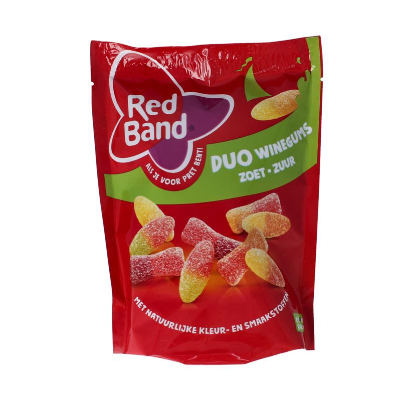 Red Band Winegums Duo Zoet Zuur