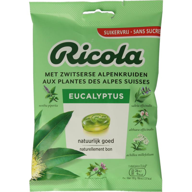 Ricola Eucalyptus Suikervrij