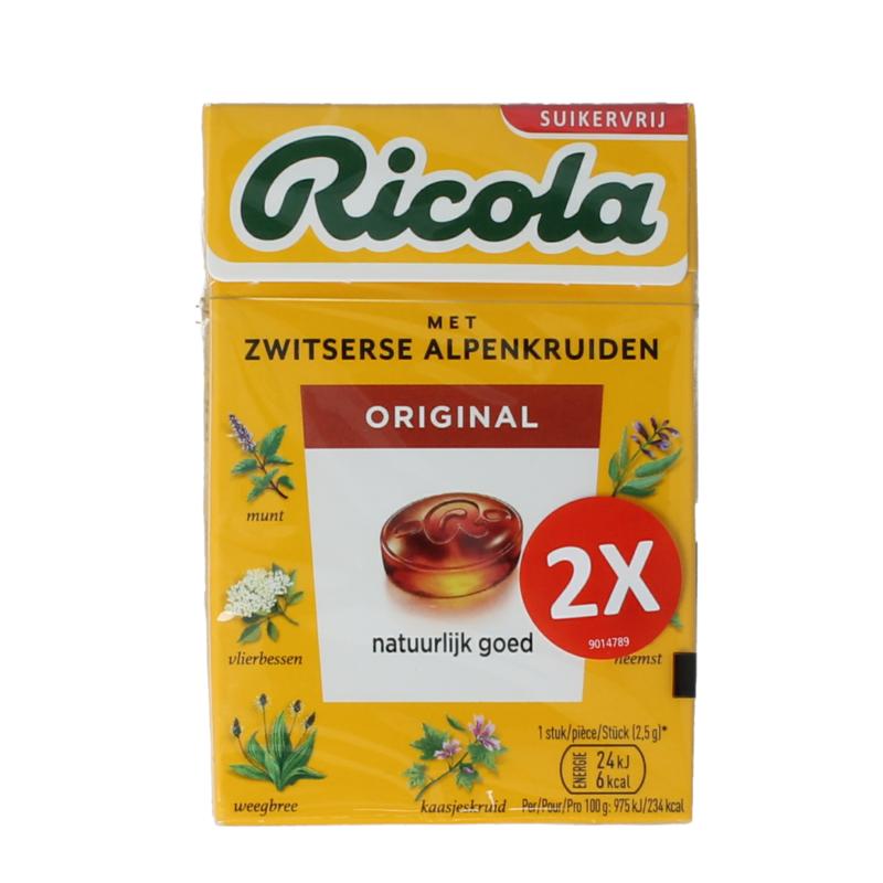 Ricola Original Suikervrij Duo Pack