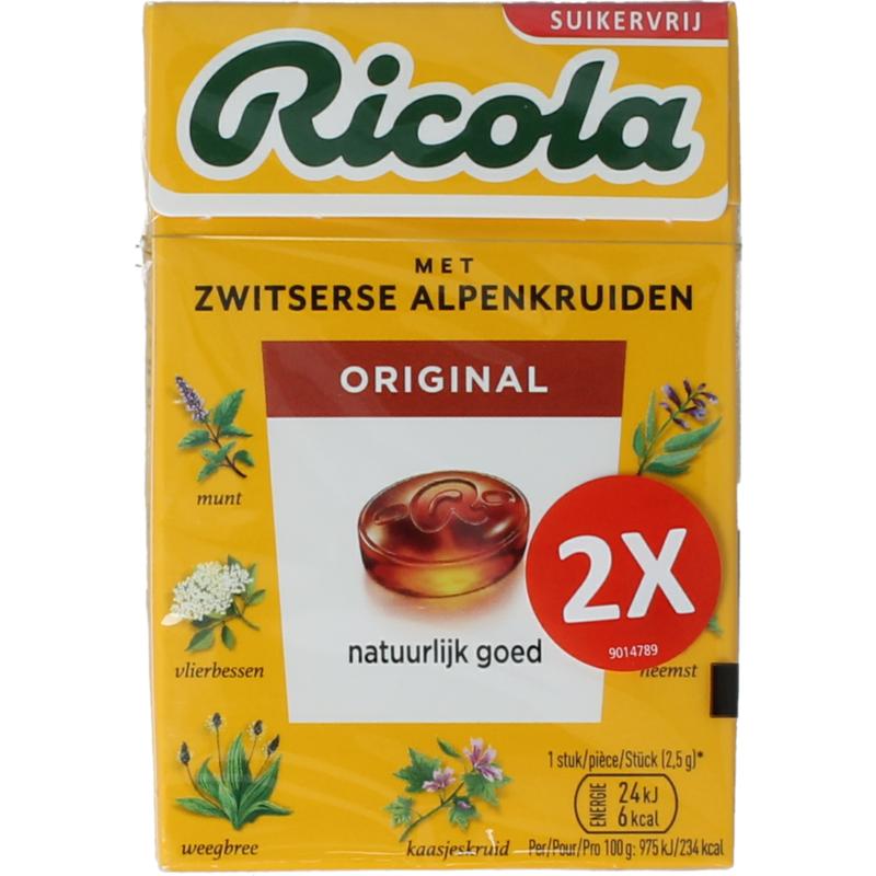 Ricola Original Suikervrij Duo Pack