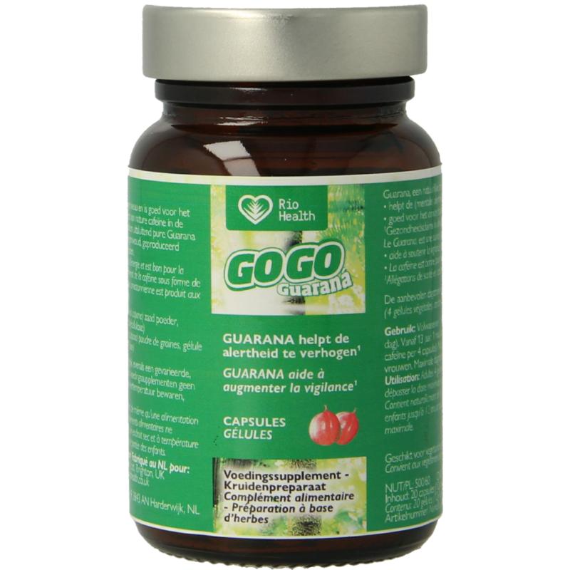 Gogo Guarana 500Mg 10Dg