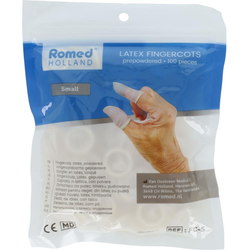 Romed Vingercondooms Latex S