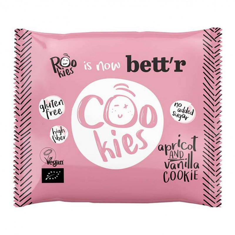 Rookies Cookie Apricot & Vanilla Glutenvrij Bio