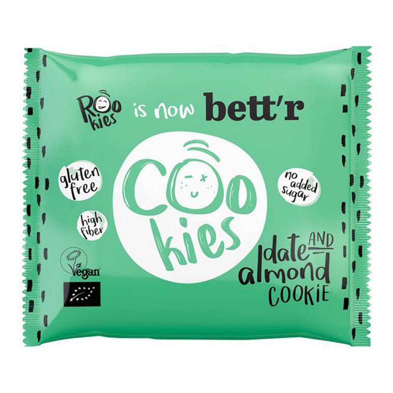Rookies Cookie Date & Almond Glutenvrij Bio