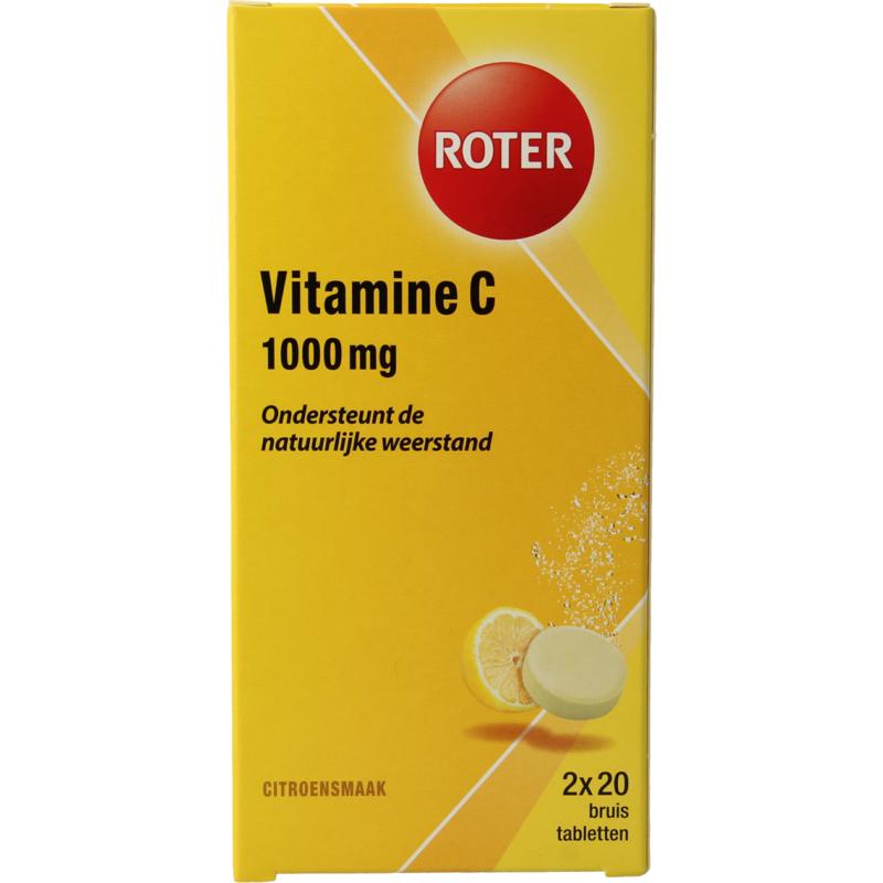 Roter Bruistabletten Citroen Vit C Duopack