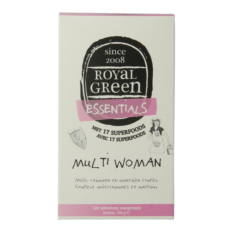 Royal Green Multi Woman