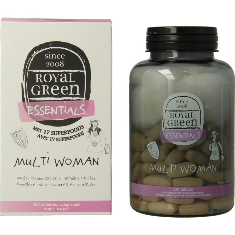 Royal Green Multi Woman