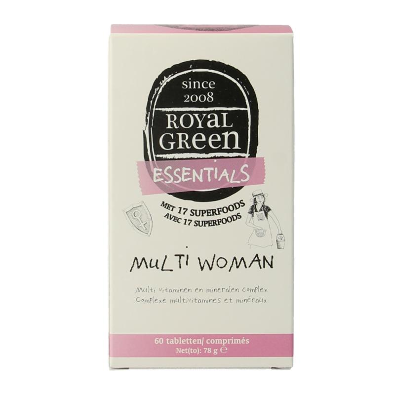 Royal Green Multi Woman