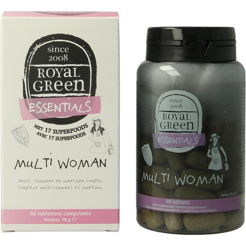 Royal Green Multi Woman