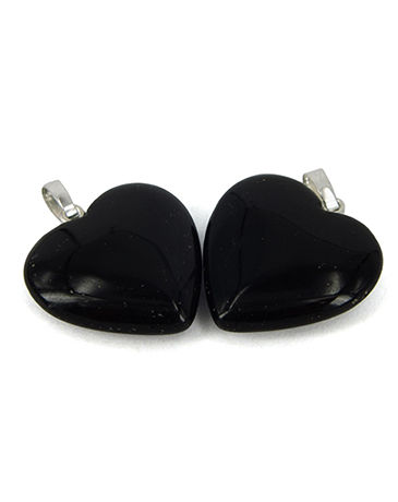 Ruben Robijn Hanger Hart 20 Mm Onyx