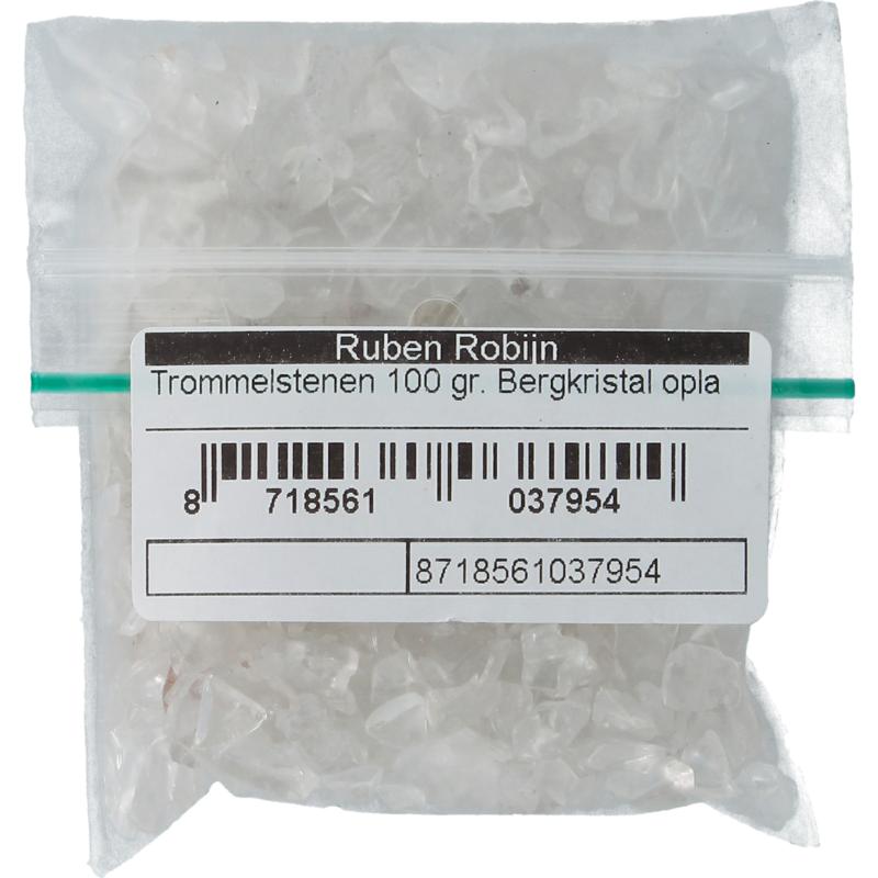 Ruben Robijn Trommelstenen Bergkristal Oplaadmix Maat 1