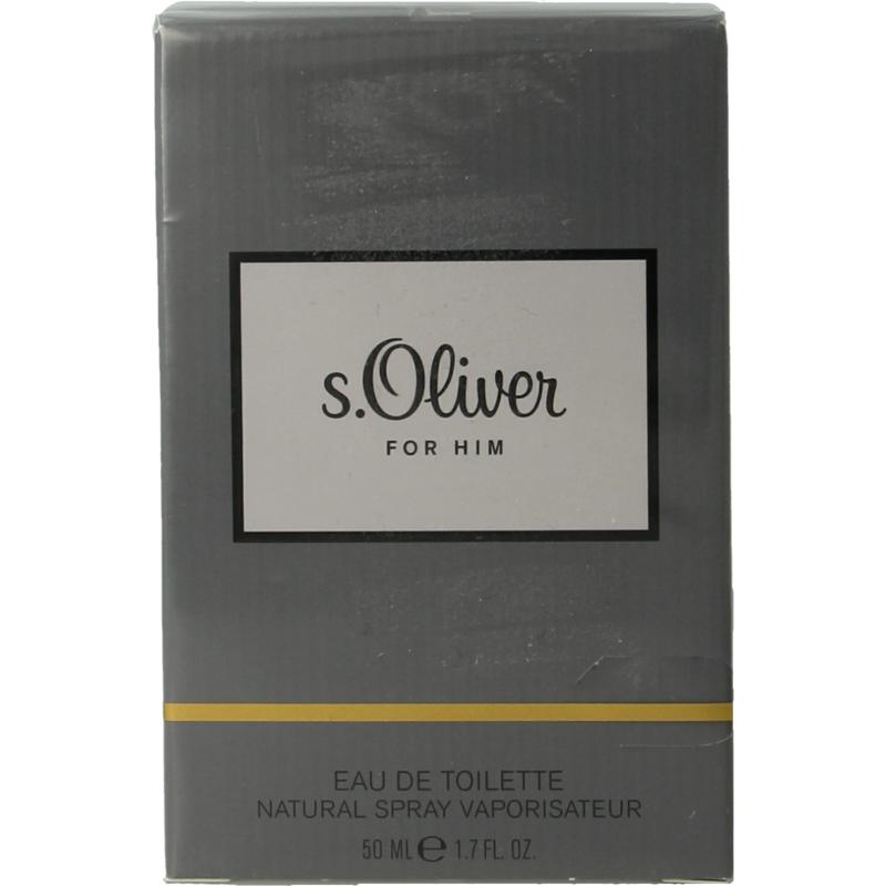 S Oliver For Him Eau De Toilette Spray