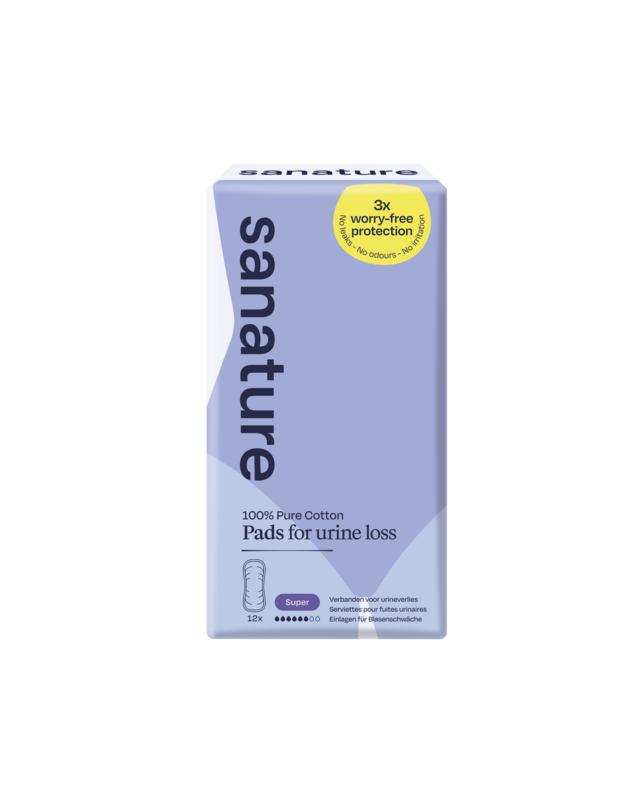Sanature Pro Vivo Katoen Incontinentie Verband Super