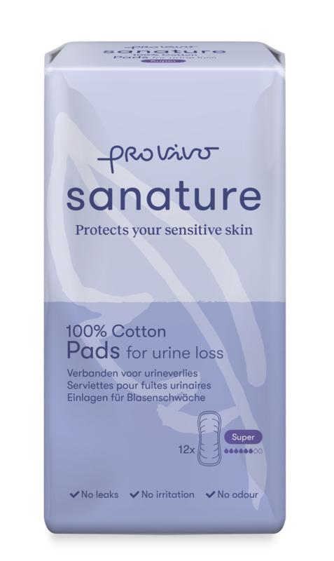 Sanature Pro Vivo Katoen Incontinentie Verband Super