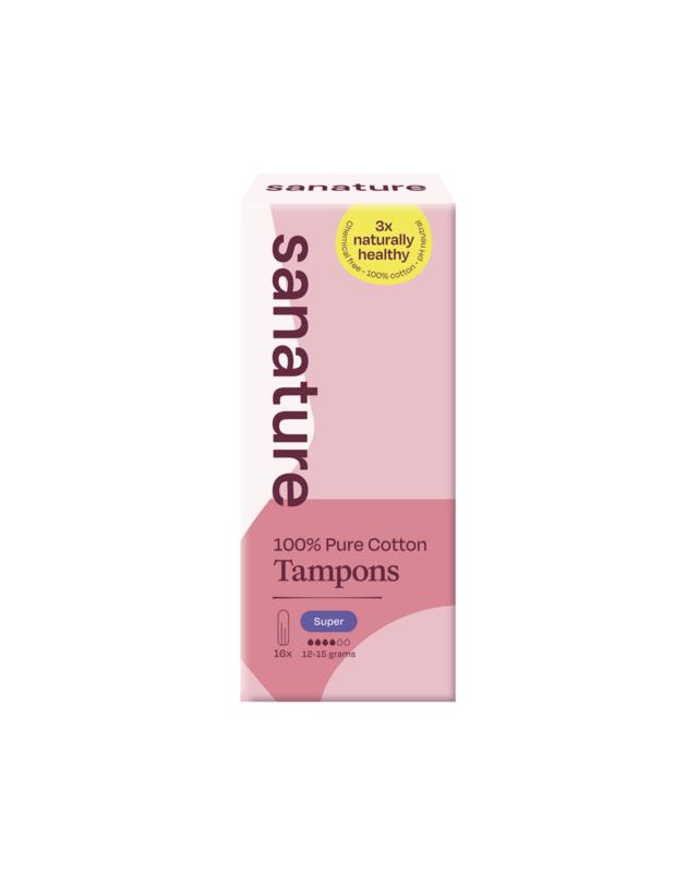 Sanature Tampons Super