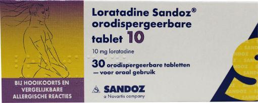 Sandoz Loratadine 10Mg Orotaat
