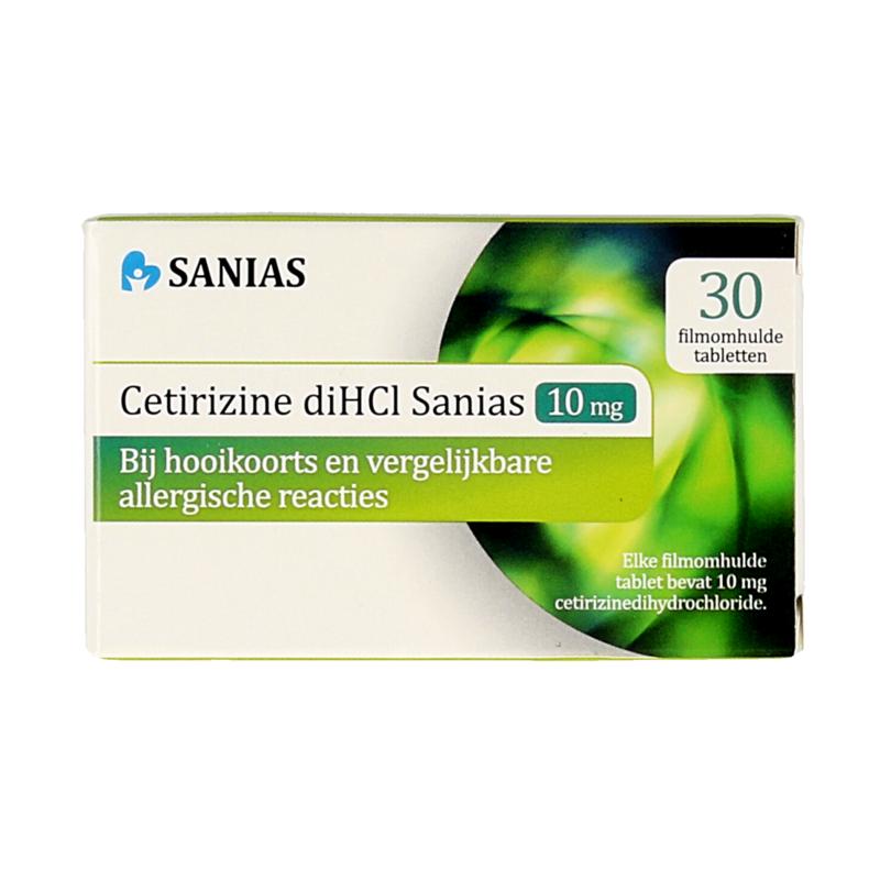 Sanias Cetirizine Dihcl 10 Mg