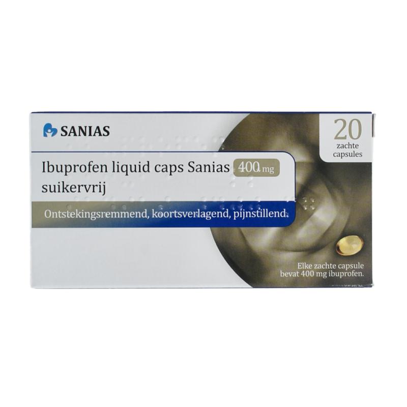 Sanias Ibuprofen Liquid 400Mg Suikervrij