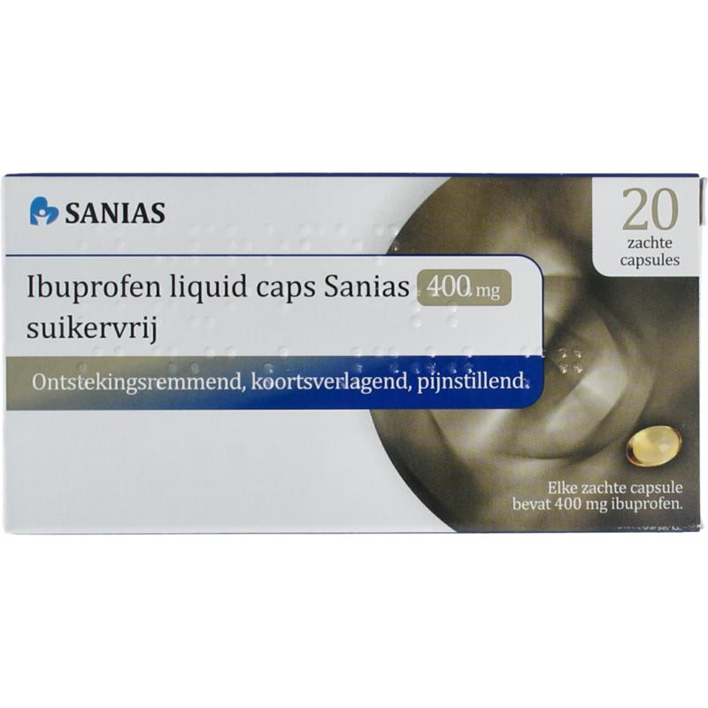 Sanias Ibuprofen Liquid 400Mg Suikervrij