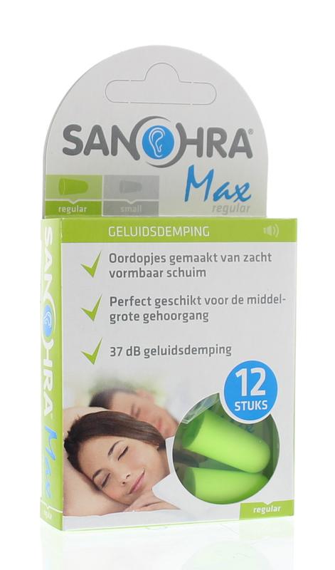 Sanohra Oordoppen Foam Herrie Max Regular Volwassen