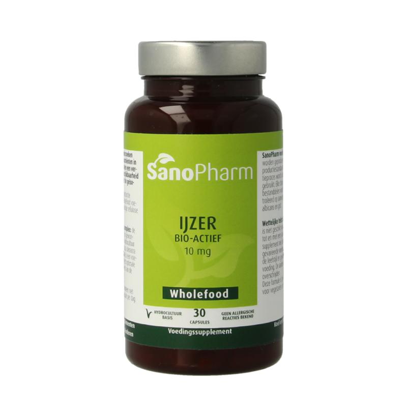Sanopharm Ijzer 10Mg Wholefood