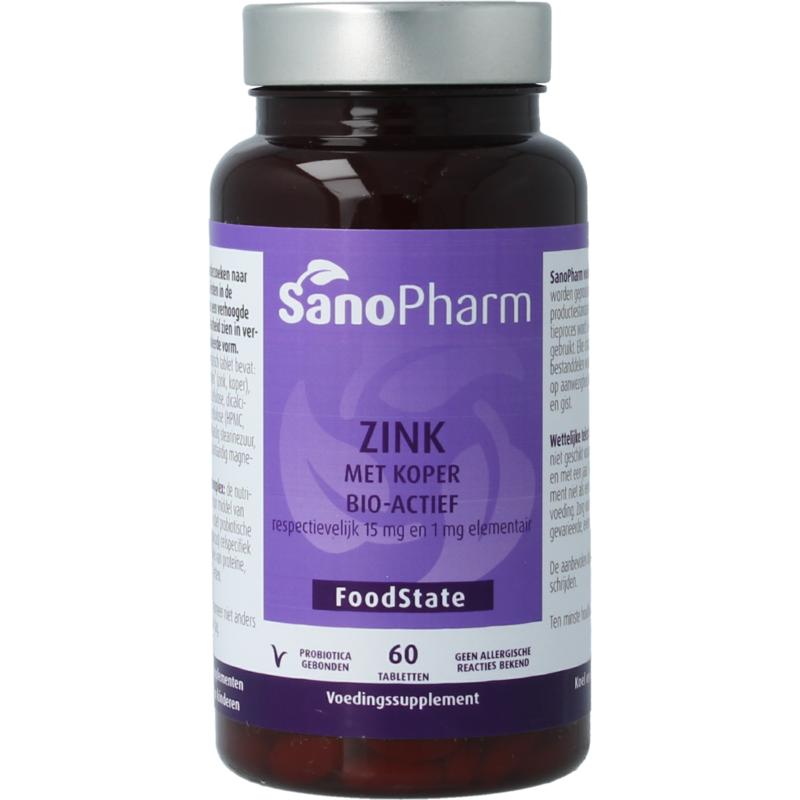 Sanopharm Zink 15Mg & Koper 1Mg