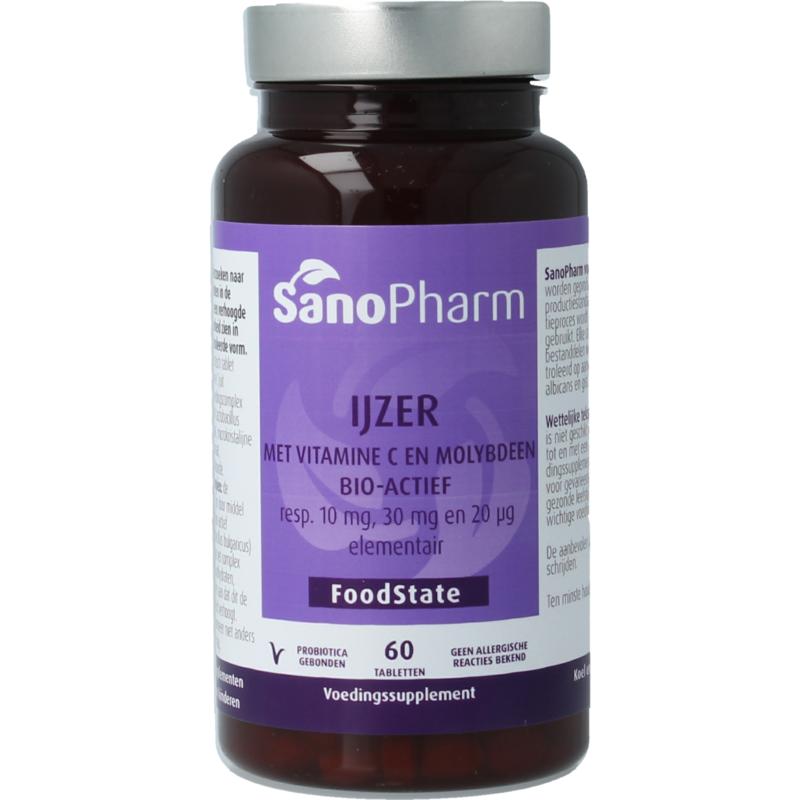 Ijzer 10Mg+Moly 20Mcg+C 30M Sanopharm