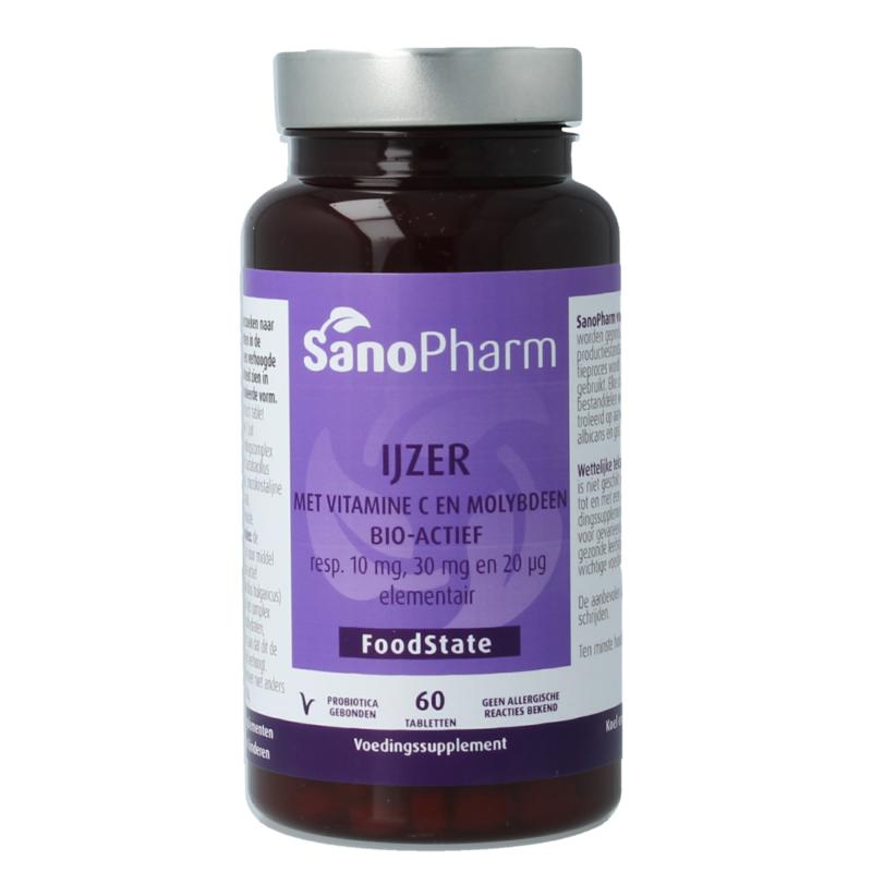 Ijzer 10Mg+Moly 20Mcg+C 30M Sanopharm