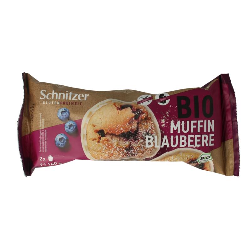 Schnitzer Muffin Bosbessen Glutenvrij Bio