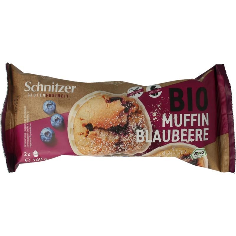 Schnitzer Muffin Bosbessen Glutenvrij Bio