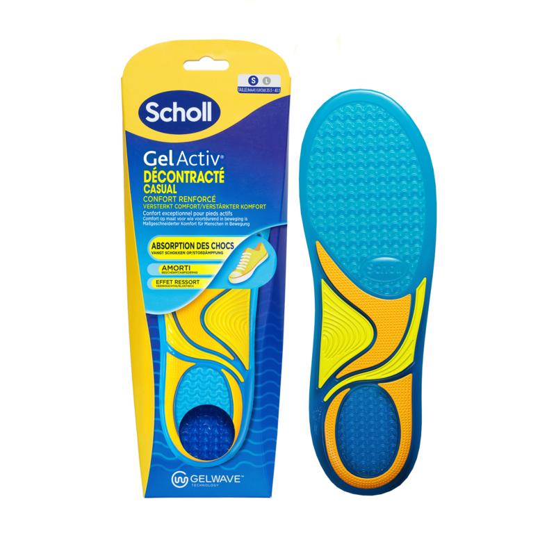Scholl Casual Gel Activ Inlegzolen Maat S 35.5-40.5